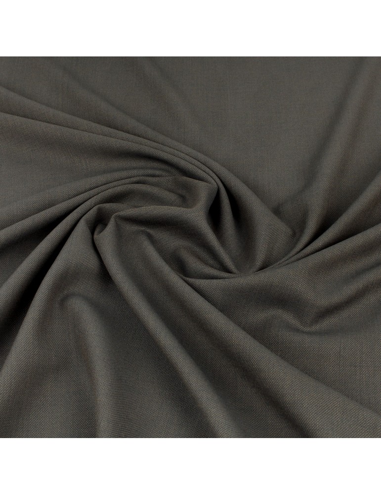 Tissu lainage uni gris Tissu lainage uni gris