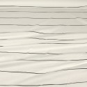 Tissu cretonne imprimé lignes ondulées blanc