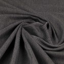 Tissu sergé aspect laine gris Tissu sergé aspect laine gris