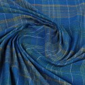 Tissu coton quadrillage jaune/bleu Tissu coton quadrillage jaune/bleu