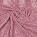 Coupon velours chenille rose dragée 200 x 137 cm Coupon velours chenille rose dragée 200 x 137 cm