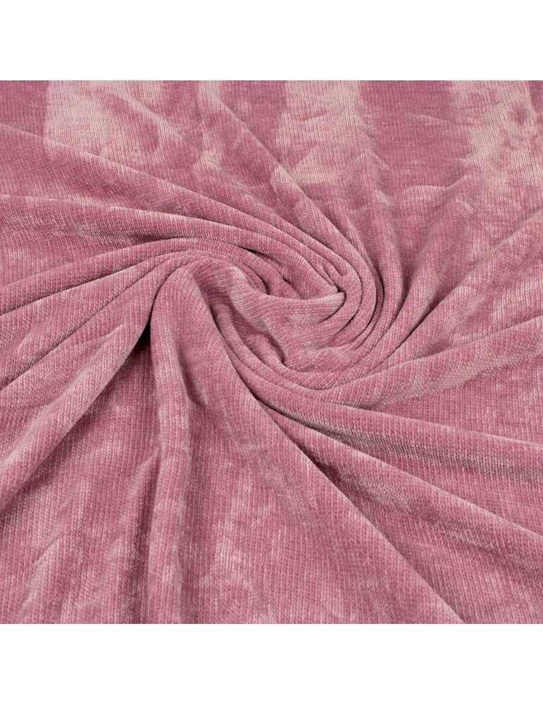 Coupon velours chenille rose dragée 200 x 137 cm Coupon velours chenille rose dragée 200 x 137 cm