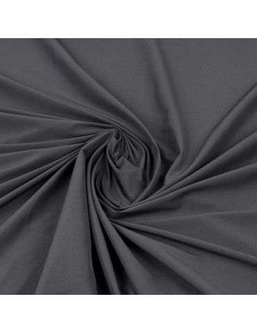 Tissu polyester uni anthracite