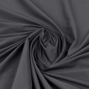 Tissu polyester uni anthracite