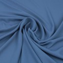 Tissu mousseline uni bleu indigo Tissu mousseline uni bleu indigo