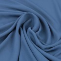 Tissu mousseline uni bleu indigo Tissu mousseline uni bleu indigo