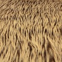 Fourrure synthétique camel/beige