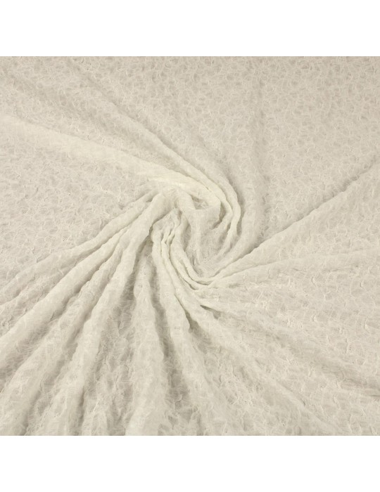 Tissu jersey blanc