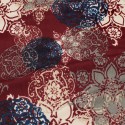 Coupon jersey imprimé violet  300 x 150 cm