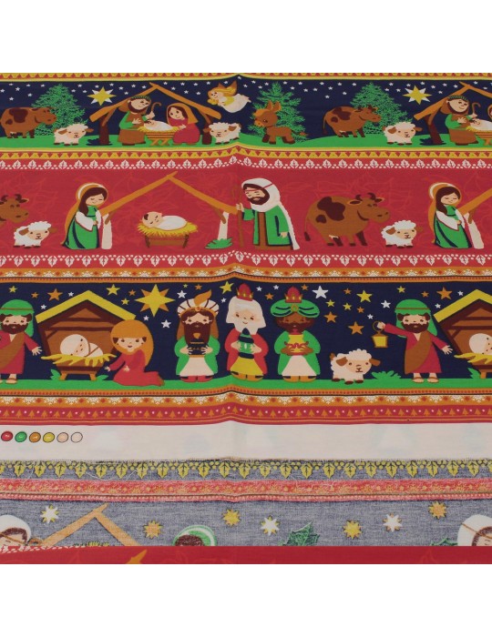 Coupon Noël rois mages 50 x 145 cm
