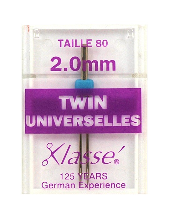 Aiguilles machine double universelles 80/12 - 2 mm
