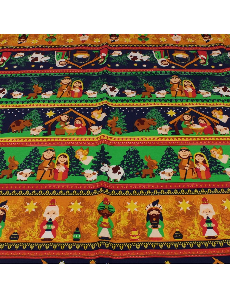 Coupon Noël rois mages 200 x 145 cm Coupon Noël rois mages 200 x 145 cm