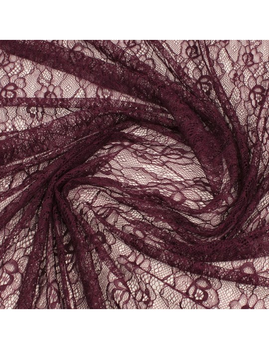 Coupon dentelle bordeaux 300 x 145 cm