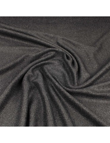 Tissu jersey uni noir