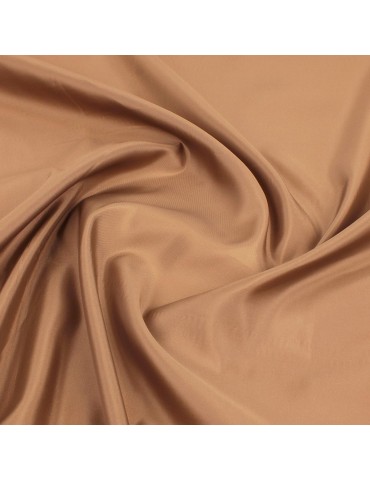 Tissu doublure uni brun