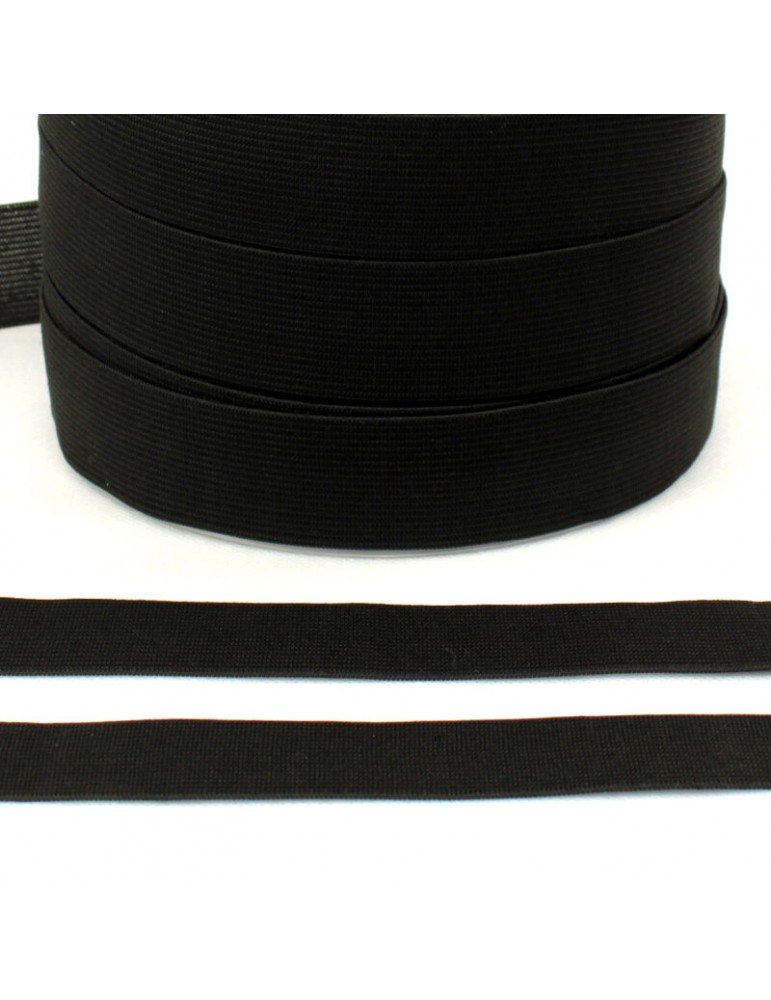 Elastique maille 30 mm noir Elastique maille 30 mm noir