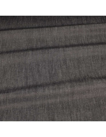 Tissu jean coton 150 cm noir clair