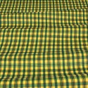 Lainage imprimé quadrillage jaune/vert Lainage imprimé quadrillage jaune/vert
