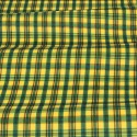 Lainage imprimé quadrillage jaune/vert Lainage imprimé quadrillage jaune/vert