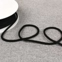 Cordon tricoté 4,5 mm noir Cordon tricoté 4,5 mm noir