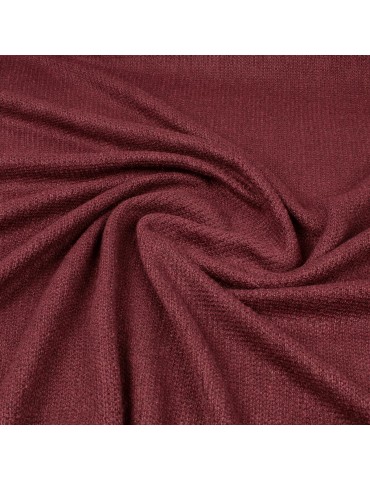 Tissu jersey tricoté bordeaux