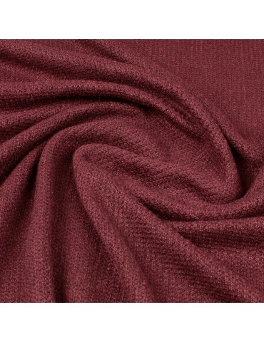 Tissu jersey tricoté bordeaux