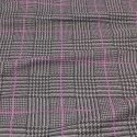 Tissu jersey fuchsia/gris