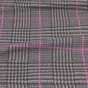 Tissu jersey fuchsia/gris