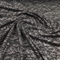 Tissu jersey noir/argent Tissu jersey noir/argent
