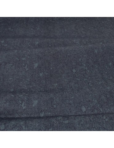 Coupon jean coton/élasthanne imprimé bleu 200 x 130 cm