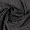 Tissu doublure rayé noir/blanc
