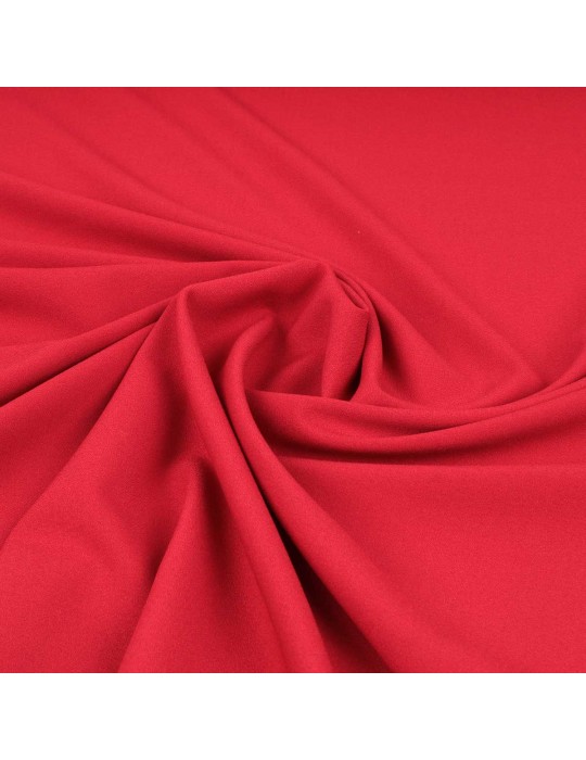 Tissu crêpe uni rouge