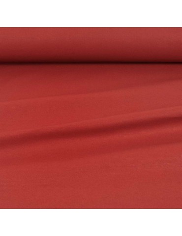 Toile d'habillement rouge brique