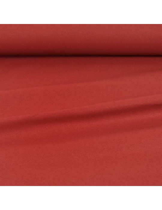 Toile d'habillement rouge brique