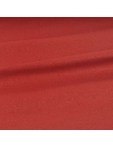 Toile d'habillement rouge brique