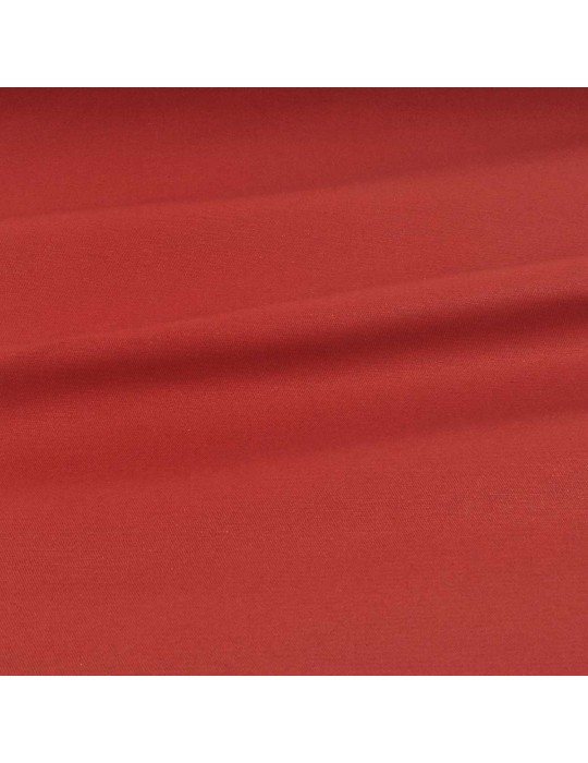 Toile d'habillement rouge brique