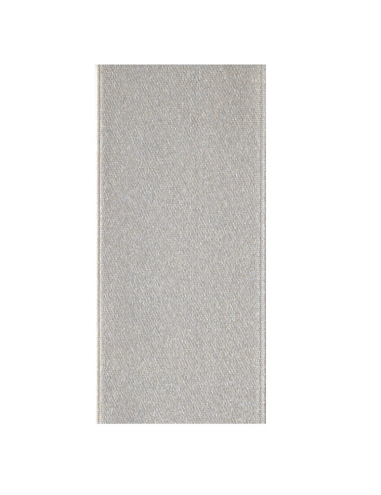 Ruban satin double face 38 mm gris Ruban satin double face 38 mm gris