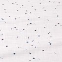 Tissu cretonne espace blanc