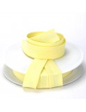 Biais replié 20 mm jaune Biais replié 20 mm jaune