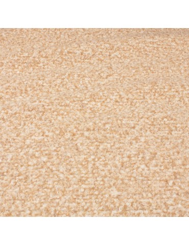 Tissu aspect laine lurex beige/blanc