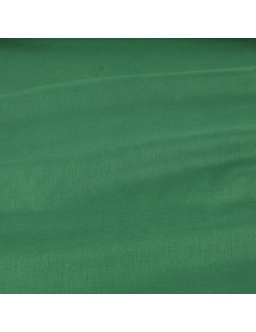 Tissu popeline uni noël vert