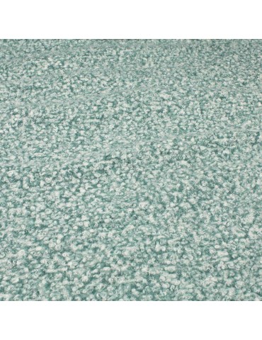 Tissu aspect laine lurex vert/blanc
