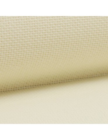 Toile à broder largeur 160cm 100%coton 180g/m² blanc