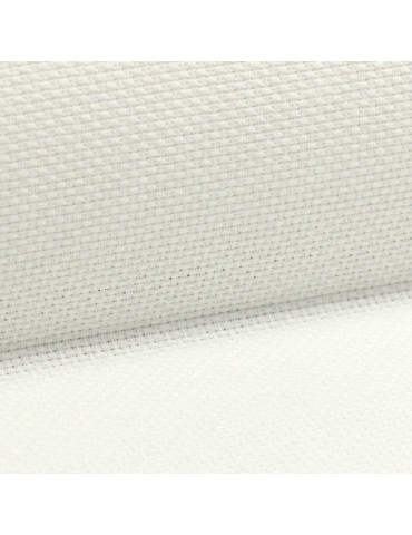 Toile à broder largeur 160cm 100%coton 180g/m² blanc