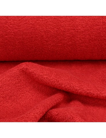Coupon éponge oeko-tex 40 x 147 cm rouge