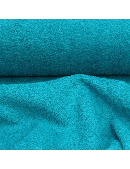 Coupon éponge oeko-tex 40 x 147 cm bleu