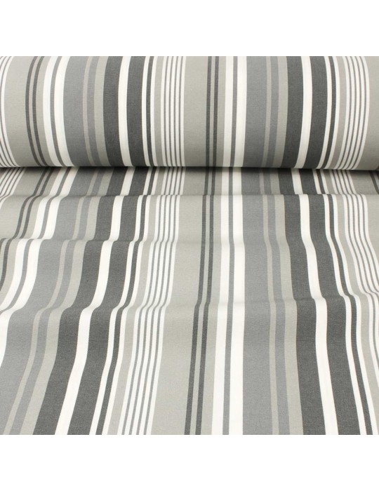 Tissu outdoor grande largeur déperlant gris