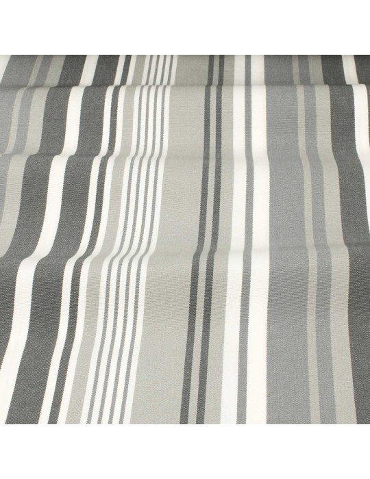 Tissu outdoor grande largeur déperlant gris