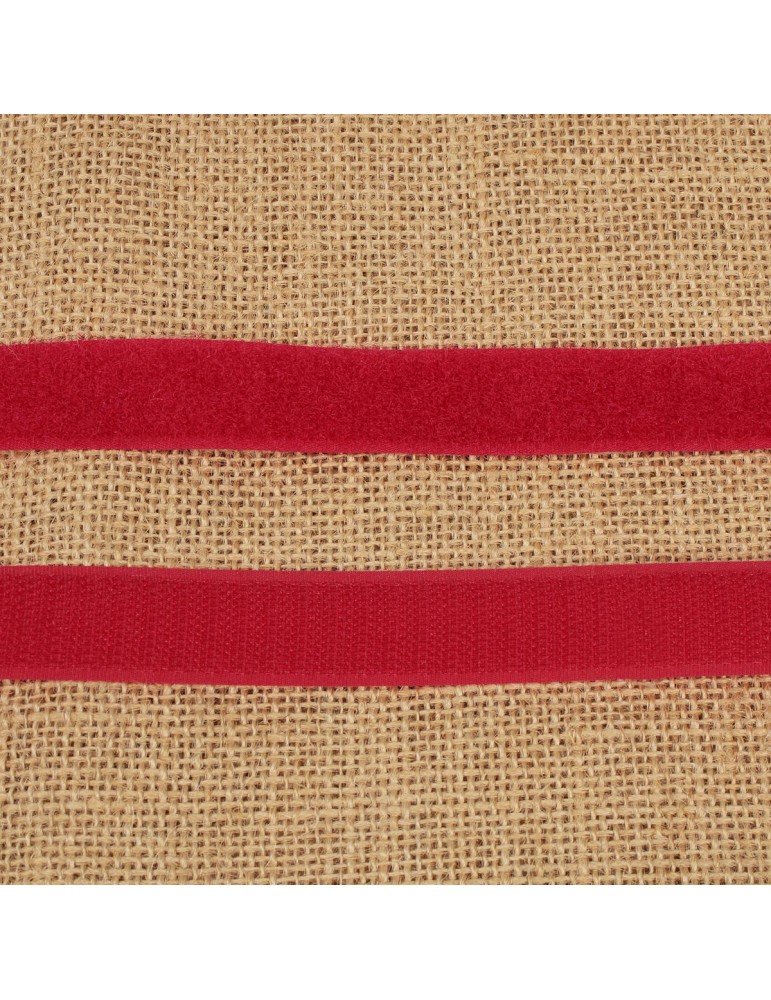 Ruban auto-agrippant à coudre rouge mâle/femelle 20 mm Ruban auto-agrippant à coudre rouge mâle/femelle 20 mm