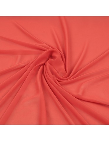 Tissu mousseline orange